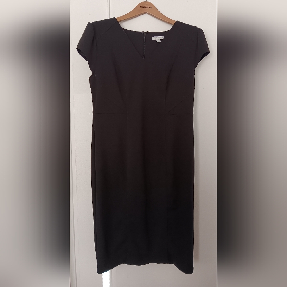 New York & Company Black Sheath Dress Size XL